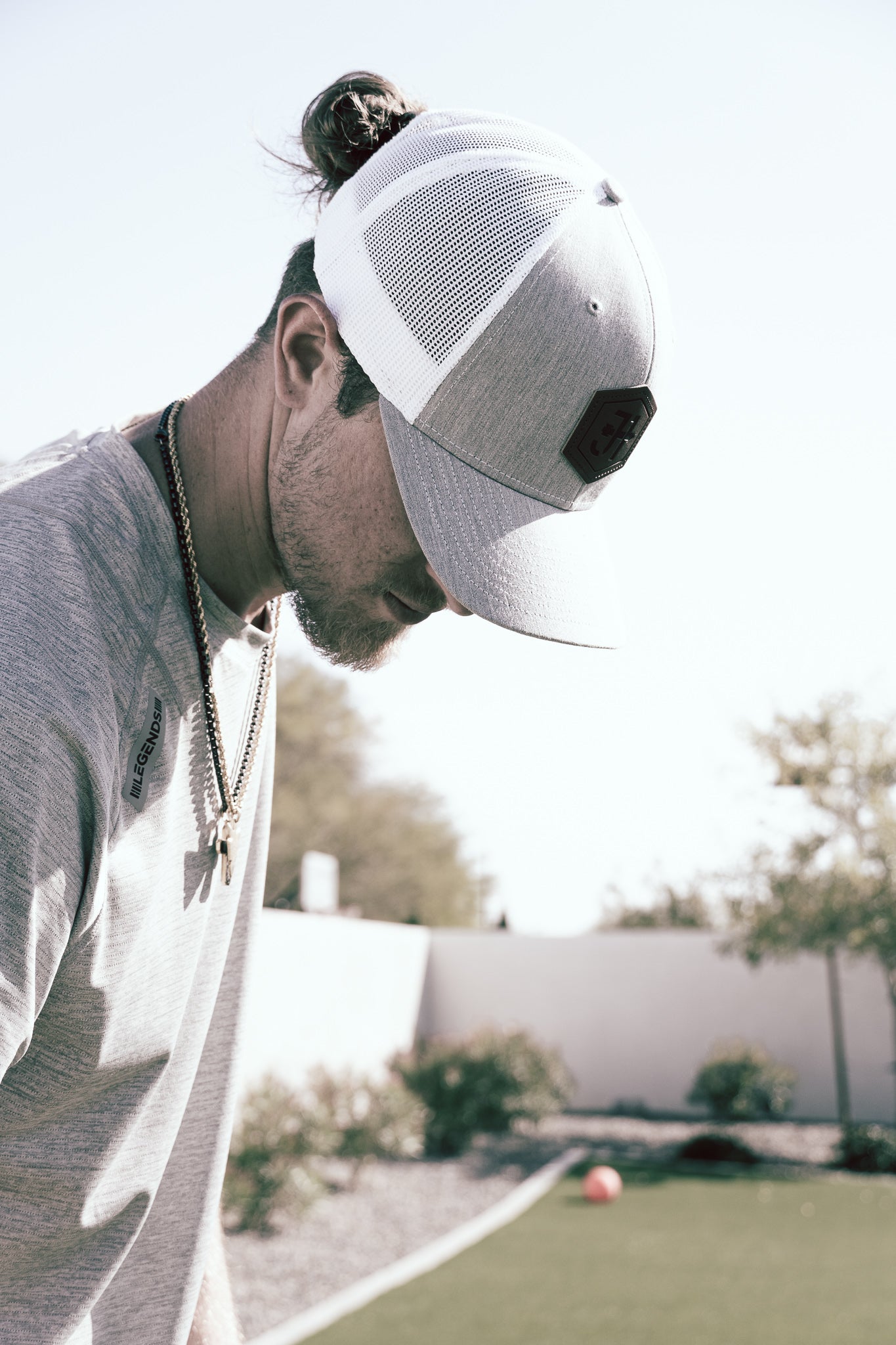 JH71 Trucker Hat - Grey