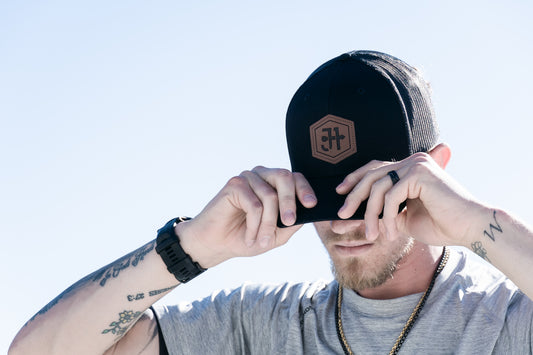 JH71 Trucker Hat - Black