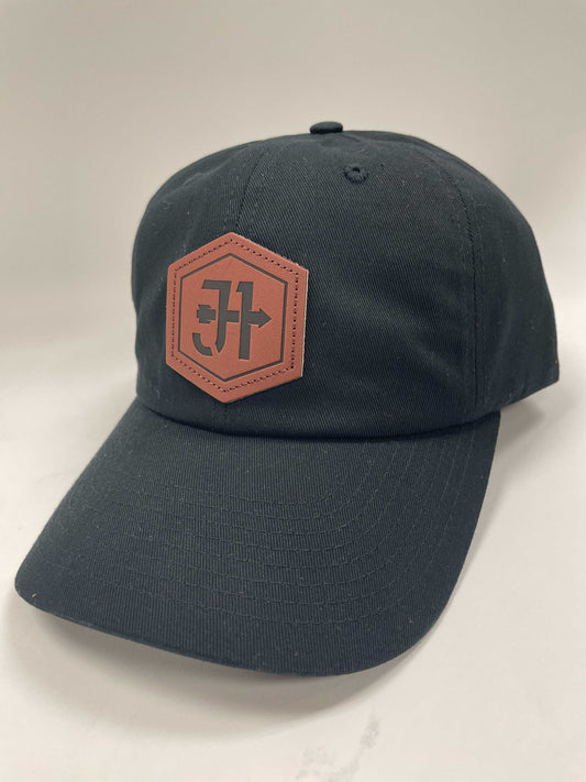 JH71 Adjustable Strap Hat - Black